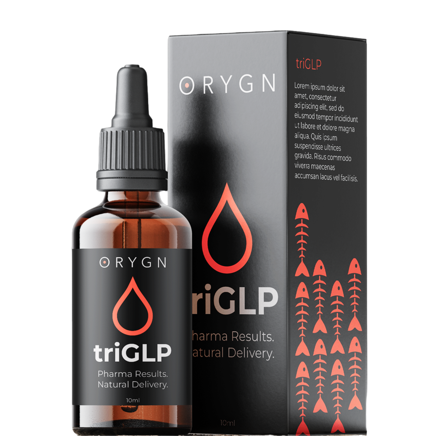 ORYGN triGLP bottle and box